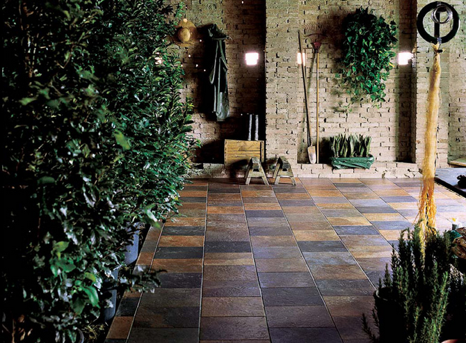 Natural Stone-look tile. Stone Line design from Marca Corona. Natural Stone-look tile. Stone Line design from Marca Corona.
